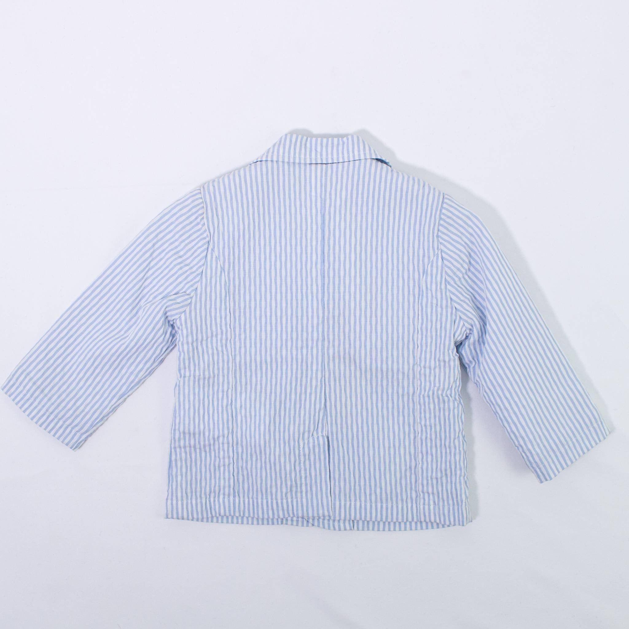 Giacca Elegante a Righe con Pochette Incorporata Neonato Minibanda M658 - MINIBANDA - LuxuryKids