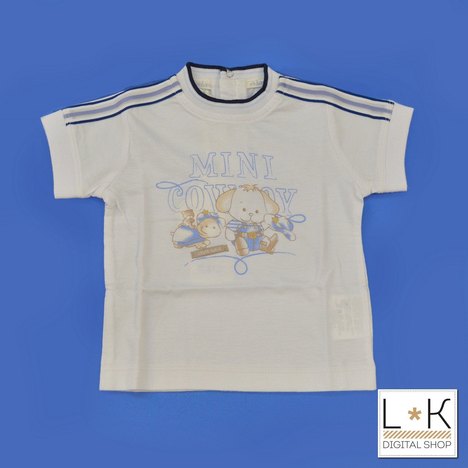 Girocollo con Stampa Neonato Minibanda E661 - MINIBANDA - LuxuryKids