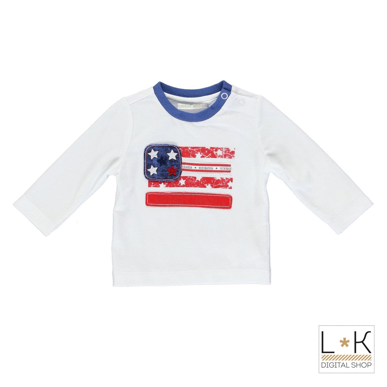 Girocollo Neonato Minibanda M621 - MINIBANDA - LuxuryKids