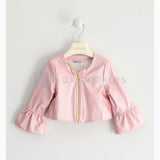 Giubbotto in Ecopelle Elegante Neonata Sarabanda J250 - SARABANDA - LuxuryKids