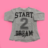 Maglia Girocollo con Stampa Grigio Bambina Fun&Fun FUNJTS3944 - FUN&FUN - LuxuryKids