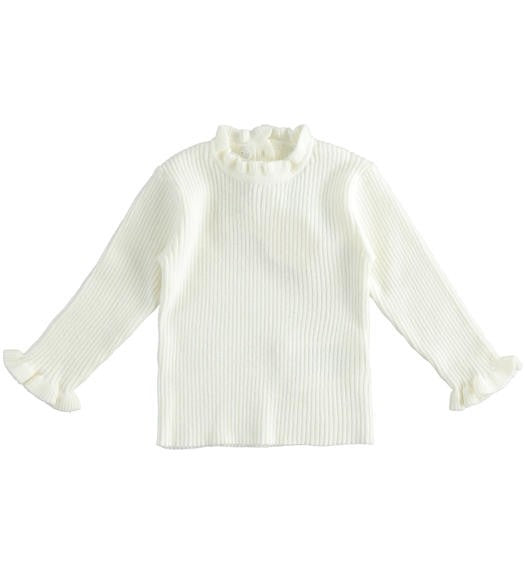 Maglia in Caldo Cotone a costine Neonata MINIBANDA 1743 - MINIBANDA - LuxuryKids