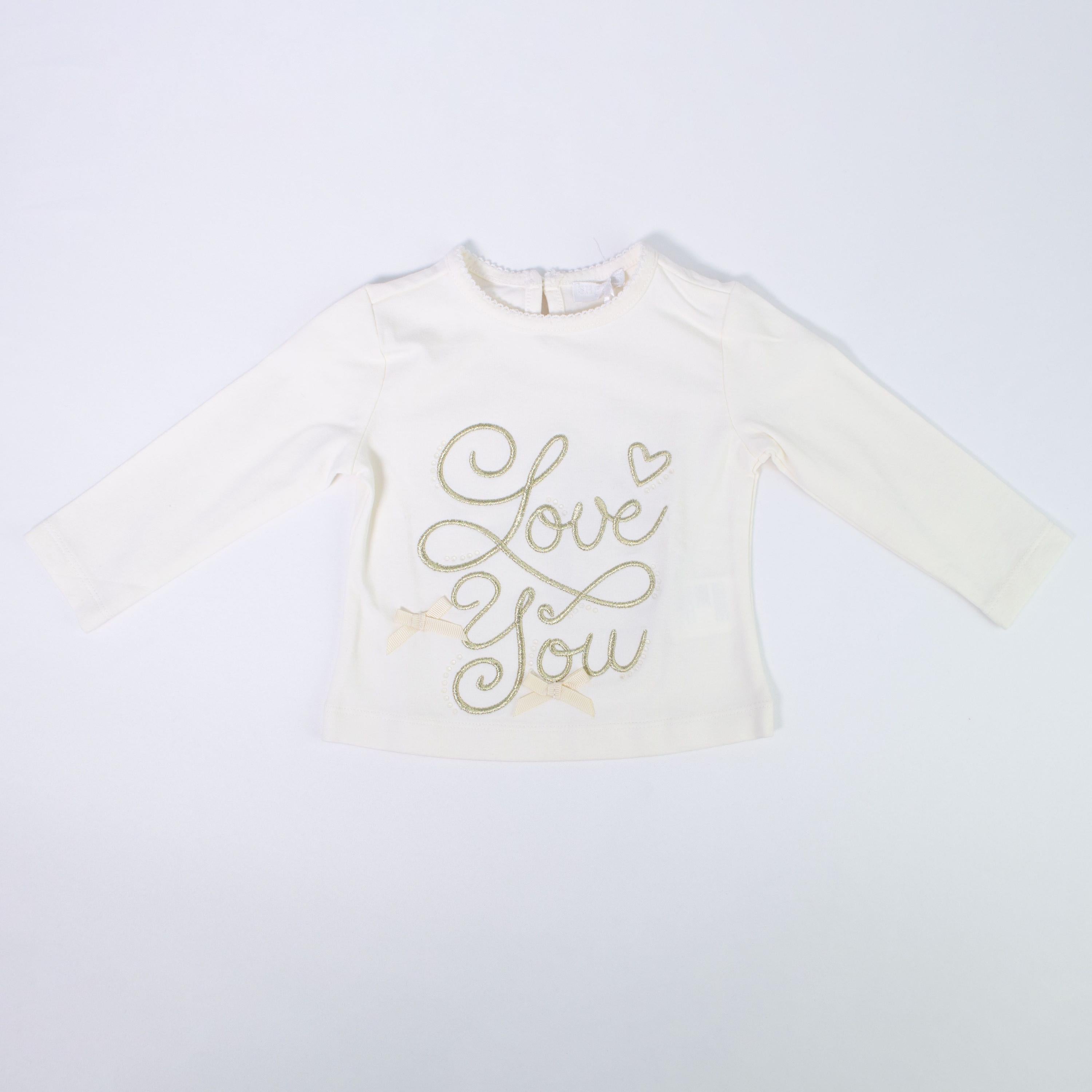 Maglia in Caldo Cotone Neonata Panna She.Ver CHBTS6122 - SHE.VER - LuxuryKids