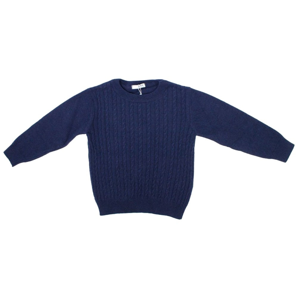 Maglioncino Misto Lana Blu Bambino Dr. Kids 23 - DR.KID - LuxuryKids