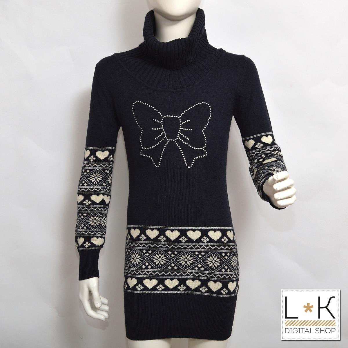 MAX MAGLIA CON COLLO Bambina FIX DESIGN FIX1-02 - FIX DESIGN - LuxuryKids