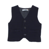 Panciotto Elegante Misto Lana Blu Neonato Dr. Kids 595 - DR.KID - LuxuryKids