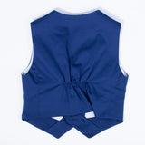 Panciotto In Cotone Blu Chiaro Neonato MANUELL&FRANK MF5074N - MANUELL&FRANK - LuxuryKids