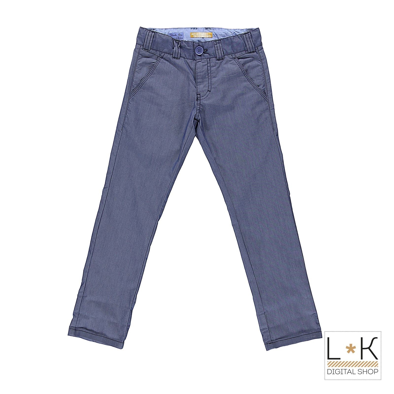 Pantalone Blu in Tinta Unita Bambino Sarabanda M340 - SARABANDA - LuxuryKids