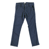 Pantalone Elegante con Stampa e Tasche America Bambino Blu Sarabanda T363 - SARABANDA - LuxuryKids