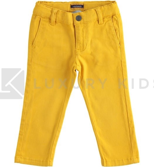Pantalone In Twill Di Cotone Slim Fit Bambino Sarabanda K150 - SARABANDA - LuxuryKids