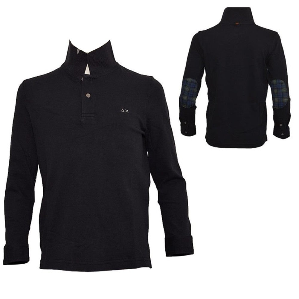 Polo in Caldo Cotone Blu Bambino Sun 68 23308 - SUN 68 - LuxuryKids