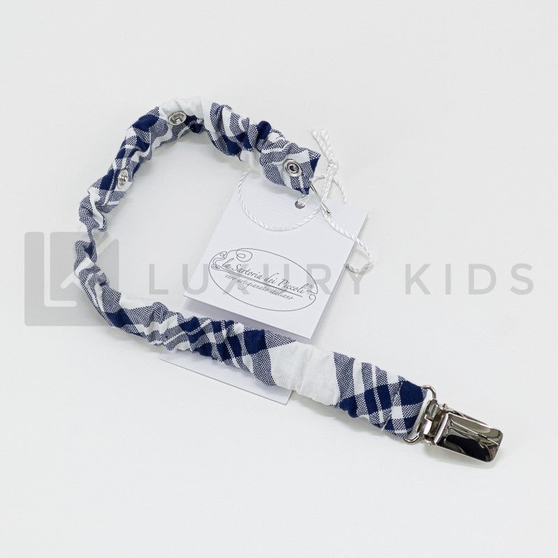 Portaciuccio Blu Per Neonato LA SARTORIA DEI PICCOLI LPO753 - LA SARTORIA DEI PICCOLI - LuxuryKids