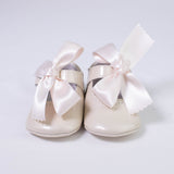 Scarpe Da Culla Vernice Lucida Ballerina Con Fiocco Neonata INDICE 1674 - INDICE - LuxuryKids