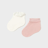 Set di 2 Calzini Corti In Cotone Neonati MAYORAL 9365 - MAYORAL - LuxuryKids