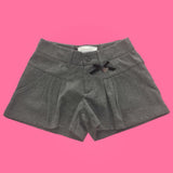 Short Grigio in Caldo Cotone Tinta Unita Bambina Fracomina SHORT - FRACOMINA - LuxuryKids