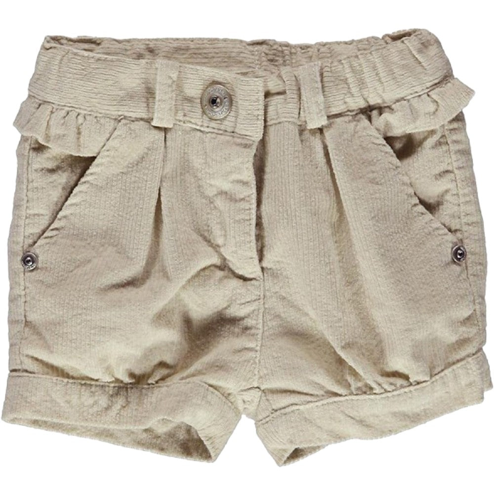 Short in Velluto Marrone Bambina Sarabanda H228 - SARABANDA - LuxuryKids