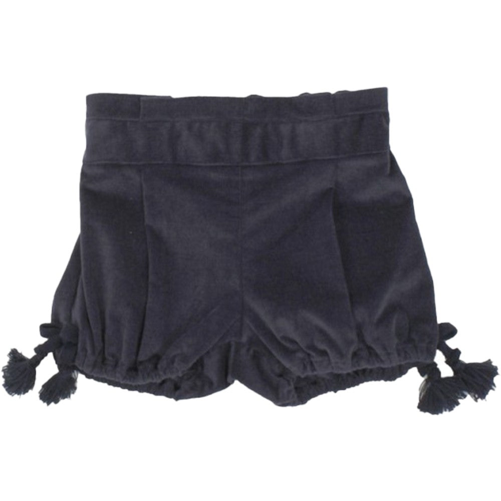 Shorts in Velluto Blu Bambina Dr. Kids 326 - DR.KID - LuxuryKids