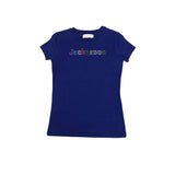 T-Shirt Bambina Blu Jeckerson 7DMV20 - JECKERSON - LuxuryKids