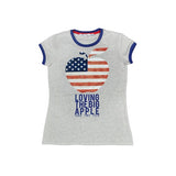 T-Shirt in Cotone Grigio con Stampa Bambina Take Two M02691 - TAKE TWO - LuxuryKids