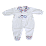 Tutina Intera Cotone Neonato Ninnaoh E16269TJ - NINNAOH - LuxuryKids