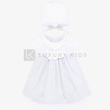 Vestito con cuffietta e culotte Grigio Per Neonata Mayoral 1855 - MAYORAL - LuxuryKids