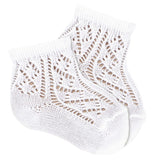 Calzini In Filo Di Cotone Corti Traforati Neonati CONDOR 501C - Condor - LuxuryKids