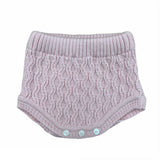 Copripannolino In Lana Rosa Neonata WEDOBLE I1508331A - WEDOBLE - LuxuryKids