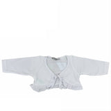 Coprispalle In Cotone Manica Lunga Con Rouches Neonata CALAMARO 14003 - CALAMARO - LuxuryKids