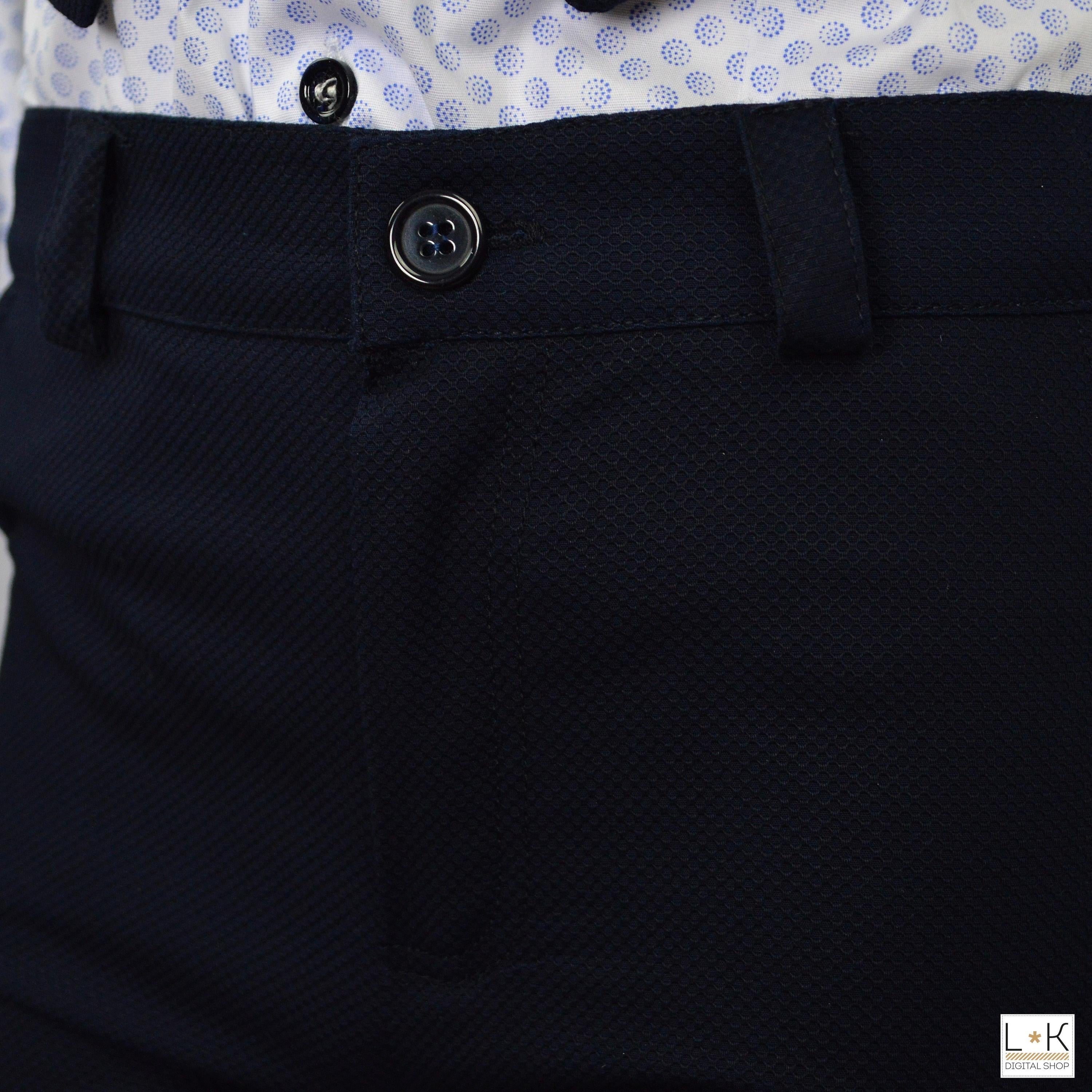 Completo 4 Pezzi Elegante Bambino Blu Bufi M10065Y - BUFI - LuxuryKids