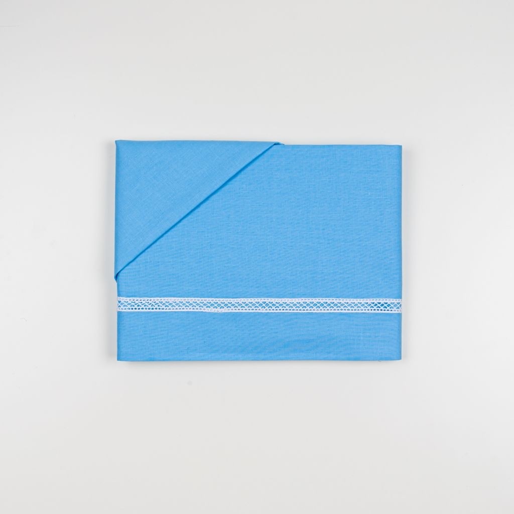 Lenzuolino Per Carrozzina In Cotone Tinta Unita Neonati LA SARTORIA DEI PICCOLI LL950 - LA SARTORIA DEI PICCOLI - LuxuryKids