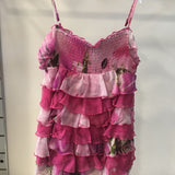 Abito con Balze Fucsia Bambina Fun&Fun FUNBDR1434 - FUN&FUN - LuxuryKids