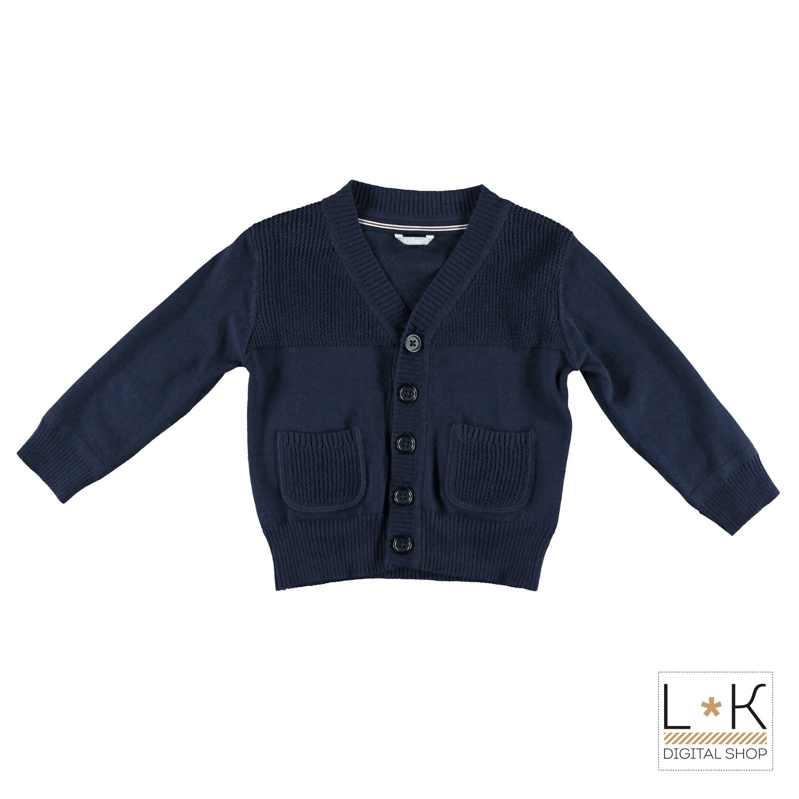 Cardigan Blu Bambino Sarabanda I103 - SARABANDA - LuxuryKids