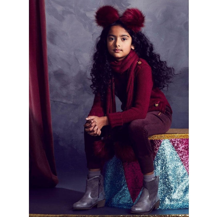 Cerchietto Con Doppio Pompon Bambina ANGEL'S FACE Abandpom - Angel's Face - LuxuryKids