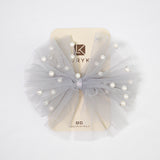Fermaglio In Tulle Con Perle Bambina LUXURY KIDS LK04 - LUXURYKIDS - LuxuryKids