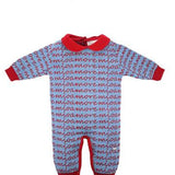 Tutina Intera In Lana 100% Certificata Neonato Tema Amore Mio NINNAOH I21291T - NINNAOH - LuxuryKids