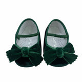 Scarpe Da Culla Ballerine Velluto Neonata Panyno A2903 - PANYNO - LuxuryKids