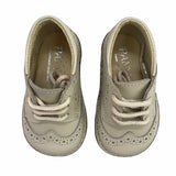 Scarpe Primi Passi Francesina Con Lacci Pelle Bambino Panyno B2627 - PANYNO - LuxuryKids
