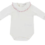 Body in Caldo Cotone con Collo Volante Neonata Dr.Kid DK197 - DR.KID - LuxuryKids