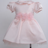 Abito Elegante Cerimonia Neonata Manica Corta Bufi B1156A - BUFI - LuxuryKids