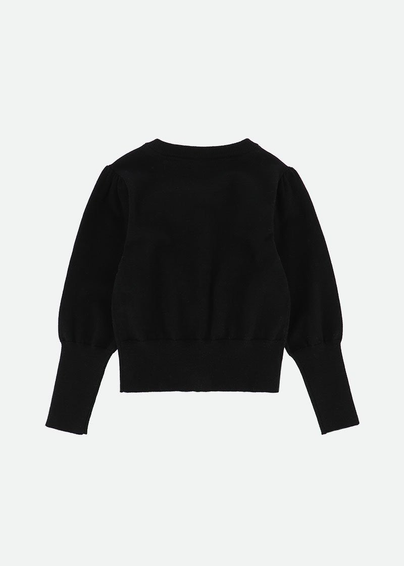 Cardigan In Misto Lana Con Tasche A Cuore Bambina Angel's Face JEMIMA - Angel's Face - LuxuryKids