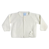 Cardigan In Misto Lana a Maniche Lunghe Neonata Granlei 2507CA - GRANLEI - LuxuryKids