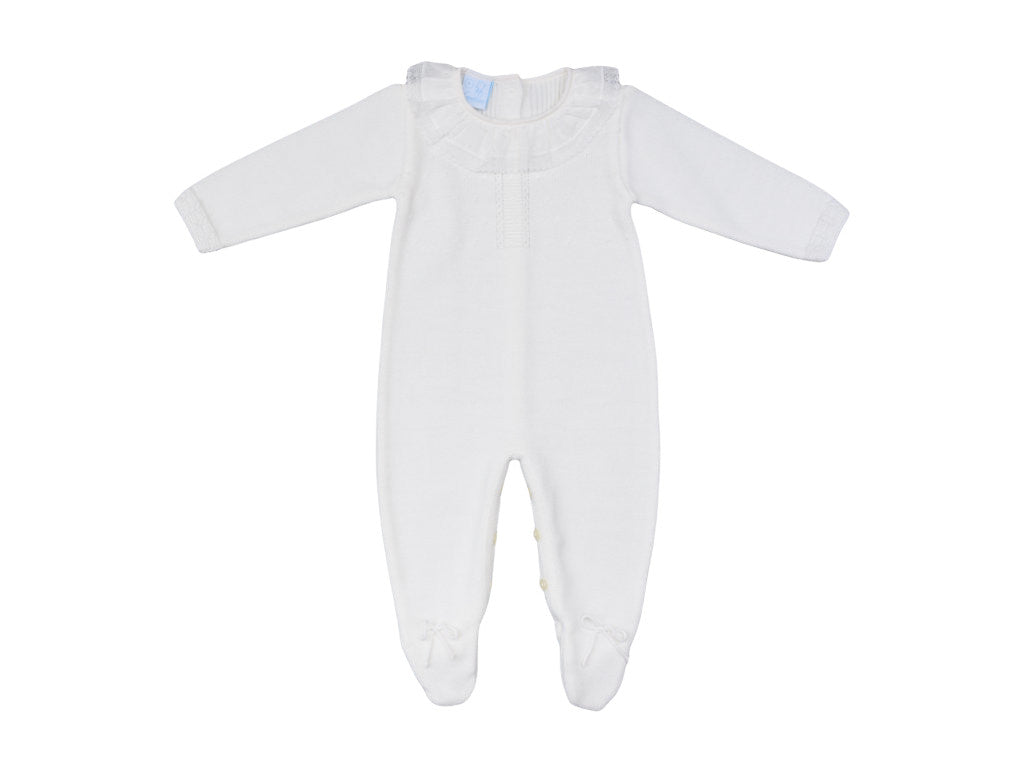 Tutina Intera in Misto Lana Panna Neonata Granlei 2471TU - GRANLEI - LuxuryKids