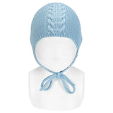 Cappello Con Paraorecchie A Punto Legaccio Neonato-a Condor 50504 - Condor - LuxuryKids
