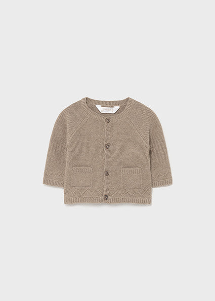Cardigan In Tricot Misto Lana Neonato MAYORAL 2366 - MAYORAL - LuxuryKids