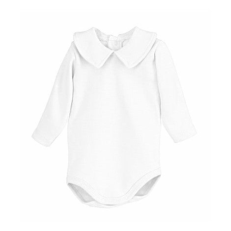 Body Manica Lunga con Collo Camicia In Caldo Cotone Neonato Calamaro 19090BO - CALAMARO - LuxuryKids