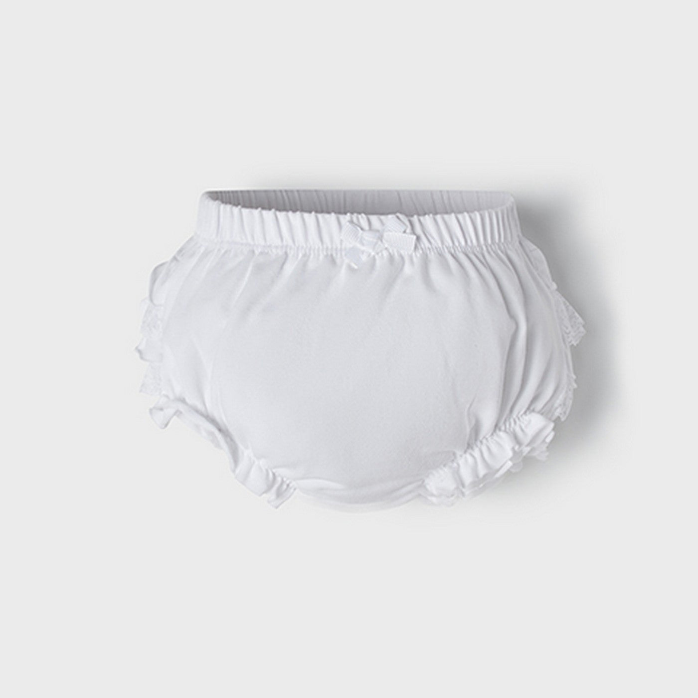 Culotte In Cotone Con Rouches Sul Retro Neonata MAYORAL 9464 - MAYORAL - LuxuryKids