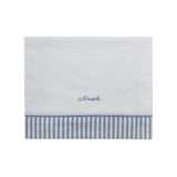 Lenzuolino Per Carrozzina In Cotone Bianco Neonato NINNAOH E22LE204 - NINNAOH - LuxuryKids