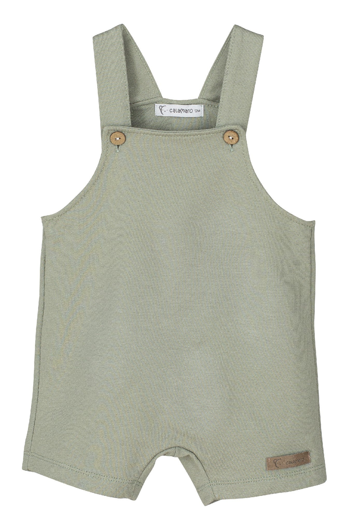 Salopette In Cotone Gambe Corte Bambino CALAMARO 32376 - CALAMARO - LuxuryKids