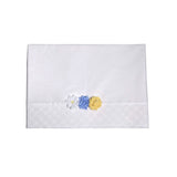 Lenzuolino In Cotone Bianco Con Pizzo San Gallo Neonata NINNAOH E22LE3 - NINNAOH - LuxuryKids