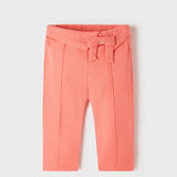 Pantalone Lungo Corallo In Tessuto Viscosa Neonata MAYORAL 1512 - MAYORAL - LuxuryKids